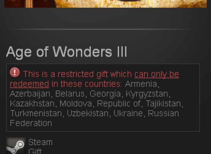 Age of Wonders III  (Steam Gift RU+CIS)