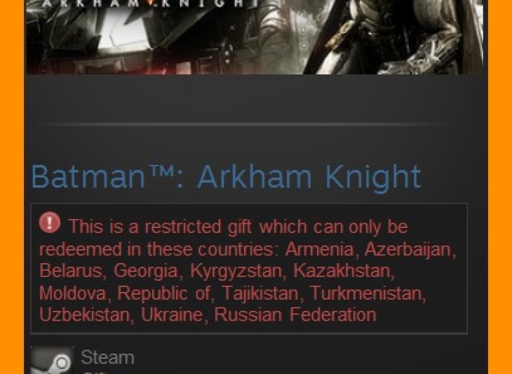 Batman: Arkham Knight (Steam Gift / RU CIS)