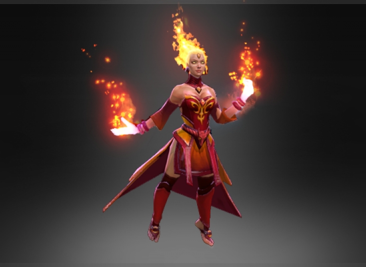 Dota 2 - Fiery Soul of the Slayer (Аркана) [Lina]