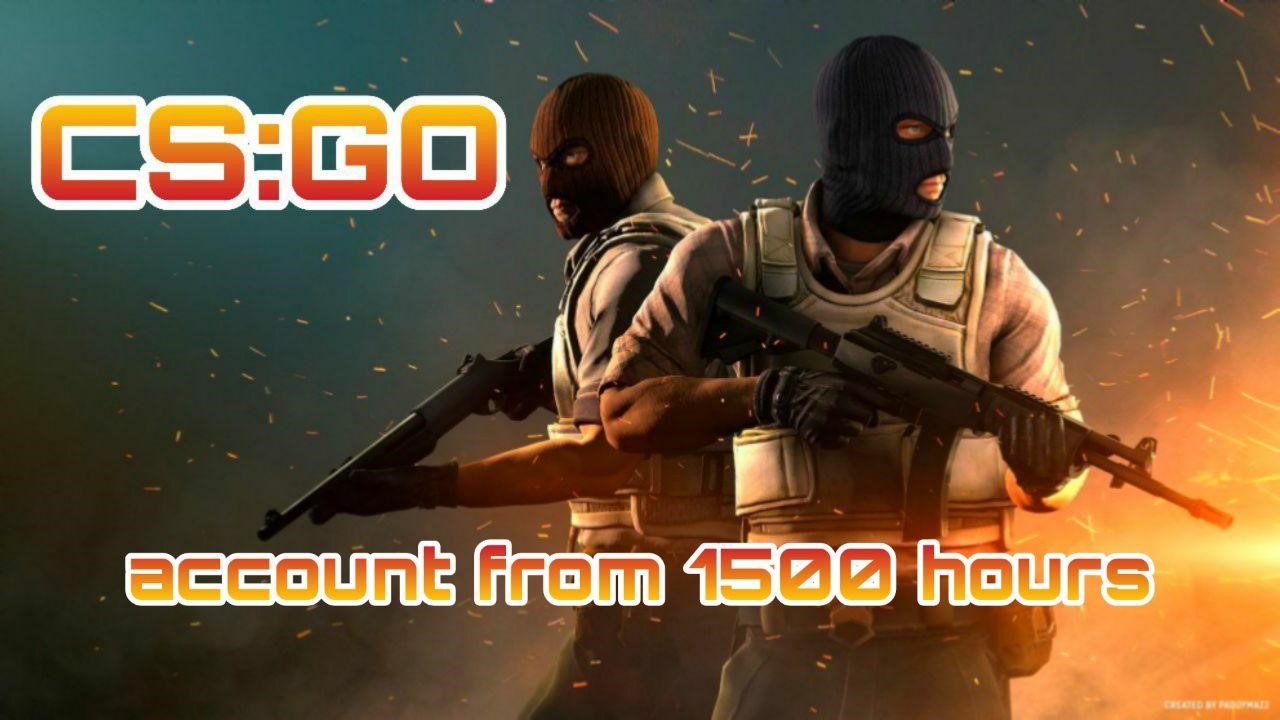 CS:GO аккаунт ???? от 1500 до 2500 часов ✅ + Родная почта