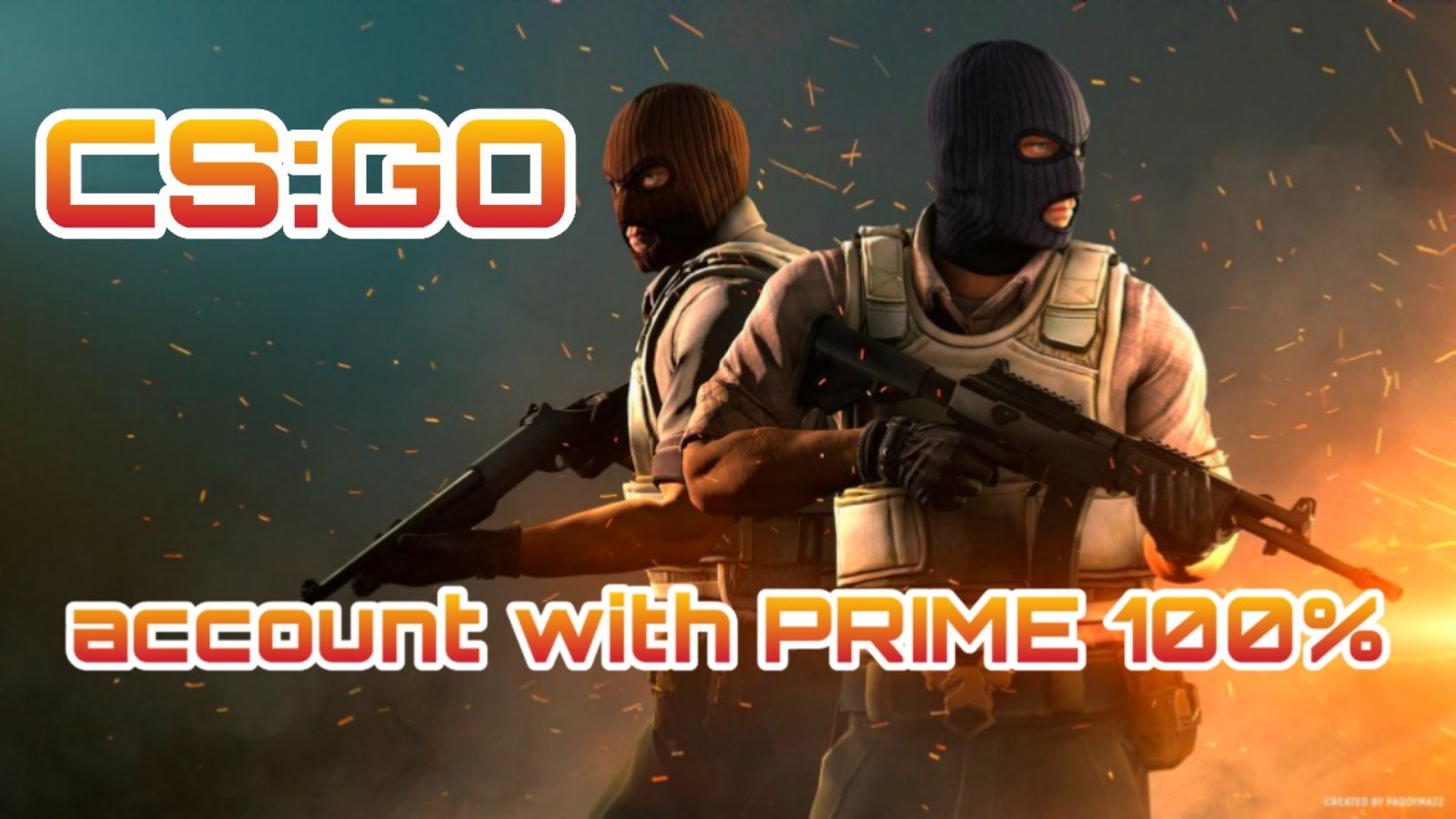 CS:GO [PRIME] ???? со Званием + Медаль от 2-8 ✅